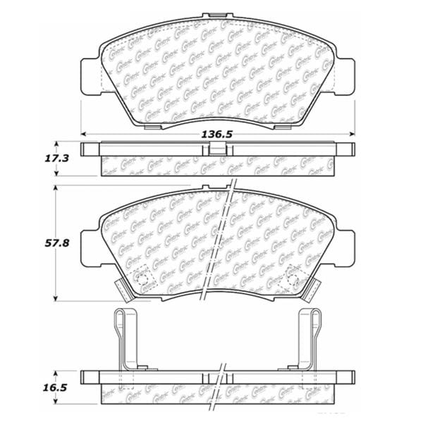 CTEK Brake Pads,102.06210